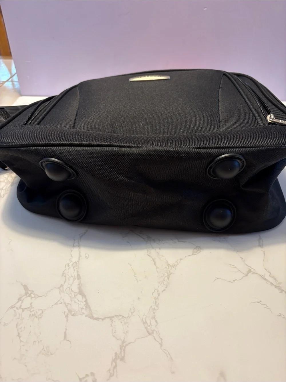 Rockland Black Men's Toiletry Bag - Compact Travel Organizer NWT